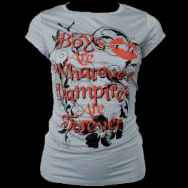 only vampires will love you forever shirt