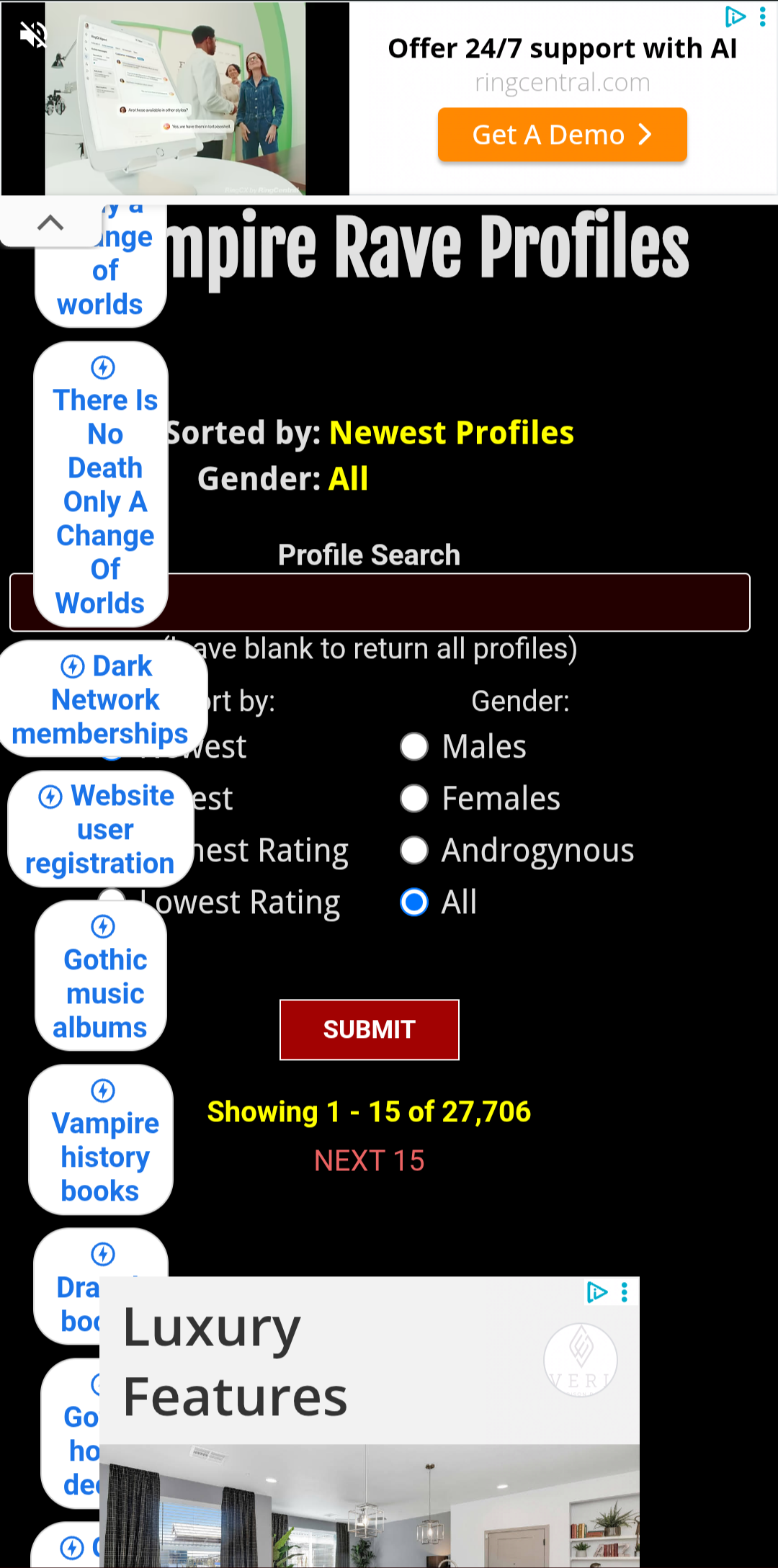 Real vampires love Vampire Rave.