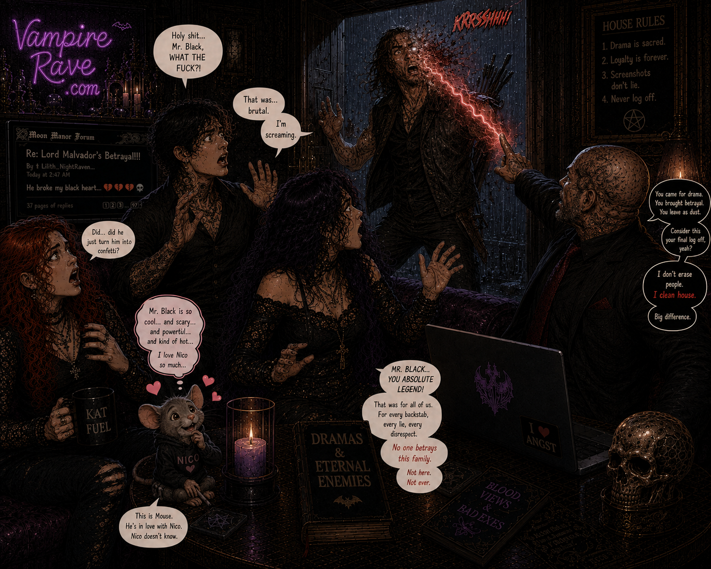 Real vampires love Vampire Rave.
