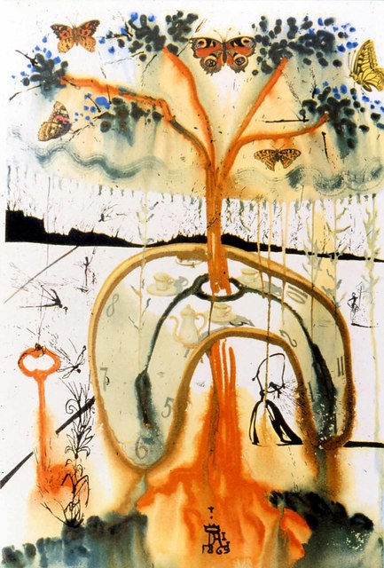 Salvador Dalí A Mad Tea Party